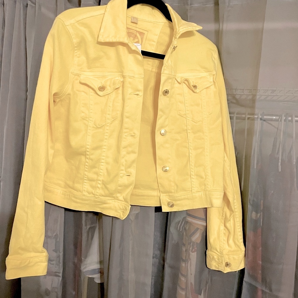 MK Yellow Denim Jacket
